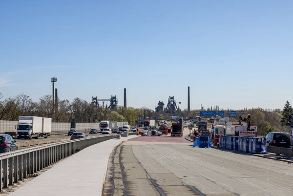 Autobahnkreuz Duisburg-Nord: Vier Brücken erfolgreich abgedichtet