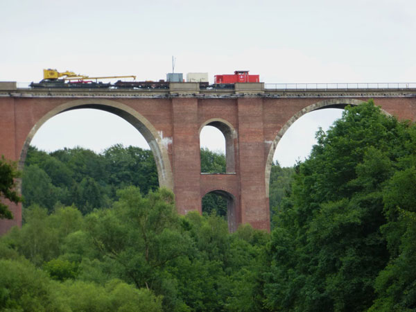 Endspurt bei der Sanierung der Elstertalbrücke