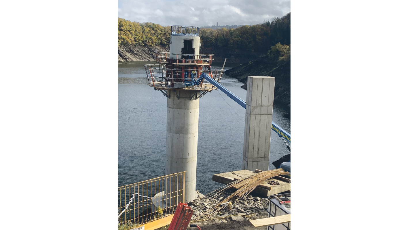 Sanierung des Urfttalsperren-Turms