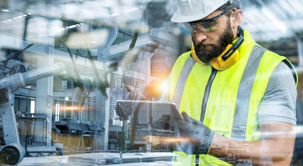 Digitalisierung in der Fabrikhalle