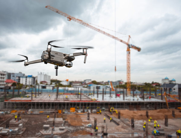 Smart Construction Edge-Lösung für präzise Drohnenvermessungen