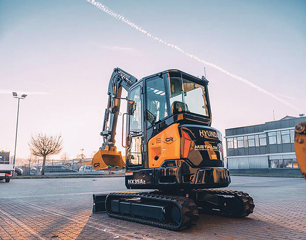 CR-Rental nimmt Hyundai-Minibagger-Flotte in Betrieb