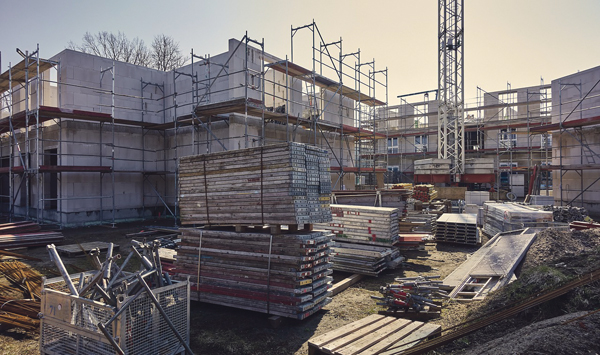 Rückgang bei Wohnungsgenehmigungen